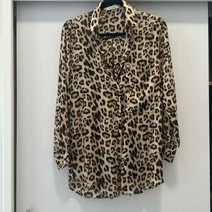 Zara , animal print , wearing once , size XS good for S